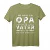 Vatertag Geschenk für Papa & Opa - Personalisiertes Männer T-Shirt für Vater, Sohn und Großvater