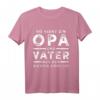 Vatertag Geschenk für Papa & Opa - Personalisiertes Männer T-Shirt für Vater, Sohn und Großvater