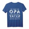 Vatertag Geschenk für Papa & Opa - Personalisiertes Männer T-Shirt für Vater, Sohn und Großvater