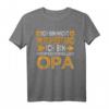 Lustiges Opa T-Shirt für Rentner – Vintage Großvater Outfit mit Spruch 'Ich bin nicht im Ruhestand. Ich bin professioneller Opa' als Geschenk für Großväter in Rente