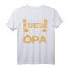 Lustiges Opa T-Shirt für Rentner – Vintage Großvater Outfit mit Spruch 'Ich bin nicht im Ruhestand. Ich bin professioneller Opa' als Geschenk für Großväter in Rente