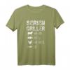 Serien Griller Steak Opa Grillmeister T-Shirt – Lustiges Grillabend Geschenk für Fleischliebhaber, Metzger & Grillmeister