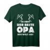 Herren T-Shirt: So sieht der beste Opa der Welt aus – Lustiges Geschenk für Papa & Großvater zum Vatertag, Geburtstag oder Weihnachten