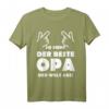 Herren T-Shirt: So sieht der beste Opa der Welt aus – Lustiges Geschenk für Papa & Großvater zum Vatertag, Geburtstag oder Weihnachten