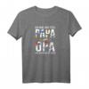 Enkelin Oma Weltbester Ich habe zwei Titel Papa und Opa T-Shirt – Lustiges Opa & Papa Geschenk für Großeltern, Enkel und Enkelinnen