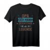 Opa Mann Mythos Legende - Humoriges Geschenk T-Shirt für Opa, perfekt für Geburtstag & Vatertag
