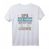 Opa Mann Mythos Legende - Humoriges Geschenk T-Shirt für Opa, perfekt für Geburtstag & Vatertag
