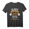 So Sieht Ein Richtig Cooler Opa Aus - Lustiges Geschenk T-Shirt für Geburtstag, Weihnachten & Familienfotos