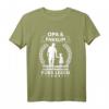 Opa und Enkelin Beste Freunde Partner Look T-Shirt - Perfektes Geschenk für Großeltern und Enkel, Klassischer Schnitt