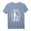 Opa und Enkelin Beste Freunde Partner Look T-Shirt - Perfektes Geschenk für Großeltern und Enkel, Klassischer Schnitt