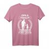 Opa und Enkelin Beste Freunde Partner Look T-Shirt - Perfektes Geschenk für Großeltern und Enkel, Klassischer Schnitt