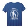 Opa und Enkelin Beste Freunde Partner Look T-Shirt - Perfektes Geschenk für Großeltern und Enkel, Klassischer Schnitt