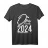Opa Loading 2024 Babyankündigung T-Shirt - Lustiges Geschenk für werdende Opas zur Schwangerschaftsbekanntgabe
