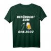 Herren Befördert zum Opa 2022 - Schwangerschaft Verkündung Geschenk T-Shirt für werdende Großeltern, Babyparty & Babyankündigung