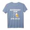 Herren Befördert zum Opa 2022 - Schwangerschaft Verkündung Geschenk T-Shirt für werdende Großeltern, Babyparty & Babyankündigung