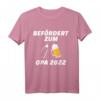 Herren Befördert zum Opa 2022 - Schwangerschaft Verkündung Geschenk T-Shirt für werdende Großeltern, Babyparty & Babyankündigung