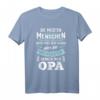 Herren Das wichtigste Menschen nennen mich Opa - Lustiges Vatertag Geschenk T-Shirt für Großväter, Väter & Familienfeiern