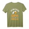 Stolzer Opa Einer Wundervollen Enkelin - Lustiges Opa T-Shirt mit Baby-Design für neue Großväter