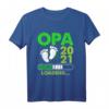 Herren Opa 2021 Loading T-Shirt – Werdender Opa Geschenk zur Babyparty & Schwangerschaftsverkündung