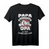 Papa zu sein ist eine Ehre Opa zu sein Unbezahlbares Geschenk T-Shirt – Perfektes Retro Vintage Geschenk für Vatertag, Geburtstag, Weihnachten & mehr
