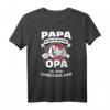 Papa zu sein ist eine Ehre Opa zu sein Unbezahlbares Geschenk T-Shirt – Perfektes Retro Vintage Geschenk für Vatertag, Geburtstag, Weihnachten & mehr