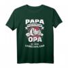 Papa zu sein ist eine Ehre Opa zu sein Unbezahlbares Geschenk T-Shirt – Perfektes Retro Vintage Geschenk für Vatertag, Geburtstag, Weihnachten & mehr