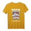 Papa zu sein ist eine Ehre Opa zu sein Unbezahlbares Geschenk T-Shirt – Perfektes Retro Vintage Geschenk für Vatertag, Geburtstag, Weihnachten & mehr