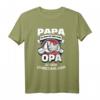 Papa zu sein ist eine Ehre Opa zu sein Unbezahlbares Geschenk T-Shirt – Perfektes Retro Vintage Geschenk für Vatertag, Geburtstag, Weihnachten & mehr