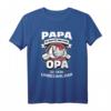 Papa zu sein ist eine Ehre Opa zu sein Unbezahlbares Geschenk T-Shirt – Perfektes Retro Vintage Geschenk für Vatertag, Geburtstag, Weihnachten & mehr