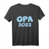 Opa 2022 werdender Großvater T-Shirt – Perfektes Geschenk zur Schwangerschaftsverkündung und Familienerweiterung