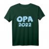 Opa 2022 werdender Großvater T-Shirt – Perfektes Geschenk zur Schwangerschaftsverkündung und Familienerweiterung