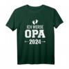 Ich werde Opa 2024 Schwangerschaft verkünden T-Shirt – Personalisiertes Geschenk für die Babyankündigung