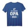 Ich werde Opa 2024 Schwangerschaft verkünden T-Shirt – Personalisiertes Geschenk für die Babyankündigung