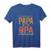 Ich hab zwei Titel Papa und Opa | Lustiges Opa T-Shirt als Geschenkidee zum Geburtstag, Jubiläum, Vatertag & Weihnachten