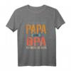 Ich hab zwei Titel Papa und Opa | Lustiges Opa T-Shirt als Geschenkidee zum Geburtstag, Jubiläum, Vatertag & Weihnachten