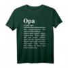 Opa Definition T-Shirt - Süßes, humorvolles Geschenk für den besten Großvater zu Geburtstag, Vatertag & Weihnachten