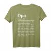 Opa Definition T-Shirt - Süßes, humorvolles Geschenk für den besten Großvater zu Geburtstag, Vatertag & Weihnachten