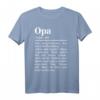 Opa Definition T-Shirt - Süßes, humorvolles Geschenk für den besten Großvater zu Geburtstag, Vatertag & Weihnachten