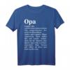 Opa Definition T-Shirt - Süßes, humorvolles Geschenk für den besten Großvater zu Geburtstag, Vatertag & Weihnachten