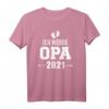 Ich werde Opa 2021 T-Shirt - Klassisches Geschenk für zukünftige Großväter und Opas, die Familie erwarten
