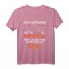 Kinder Ich versuche mich zu benehmen Opa lustiges Spruch T-Shirt – Originelles Geschenk für Kinder und Großeltern