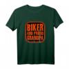 Stolzer Opa und Biker Spruch T-Shirt - Cooles Geschenk für Großväter, Rocker und Fahrradfahrer mit Enkel
