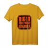 Stolzer Opa und Biker Spruch T-Shirt - Cooles Geschenk für Großväter, Rocker und Fahrradfahrer mit Enkel