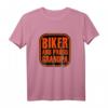 Stolzer Opa und Biker Spruch T-Shirt - Cooles Geschenk für Großväter, Rocker und Fahrradfahrer mit Enkel