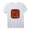 Stolzer Opa und Biker Spruch T-Shirt - Cooles Geschenk für Großväter, Rocker und Fahrradfahrer mit Enkel