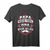 Papa weiß viel aber Opa weiß alles T-Shirt – Perfektes Geschenk zum Geburtstag & Weihnachten für stolzen Opa und Enkelkinder