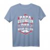 Papa weiß viel aber Opa weiß alles T-Shirt – Perfektes Geschenk zum Geburtstag & Weihnachten für stolzen Opa und Enkelkinder