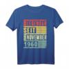 Legendär seit November 1960 63. Geburtstag Vintage T-Shirt – Retro Geschenkidee für Oma, Opa, Vater & Mutter zum Jubiläum