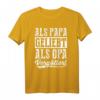 Als Papa Geliebt Als Opa Vergöttert Vatertagsgeschenk - Lustiges T-Shirt für Papa & Opa zu jedem Anlass