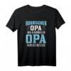 Großvater Opi Bayerisch Bayern T-Shirt mit Spruch – Lustiges Geschenk für Bayern-Liebhaber & Humorvolle Großväter